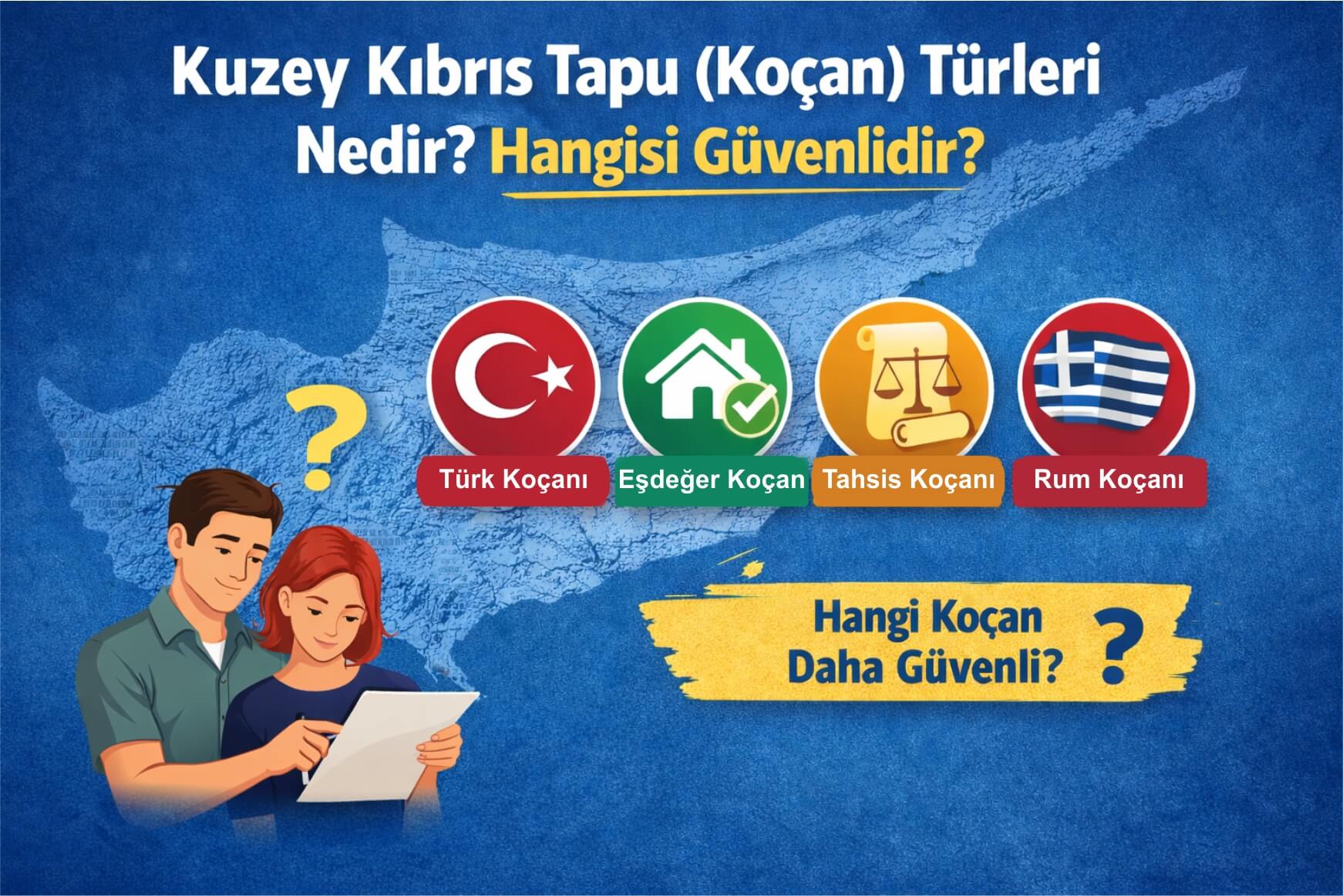 Kuzey Kıbrıs Tapu (Koçan) Türleri Nedir? Hangisi Güvenlidir?