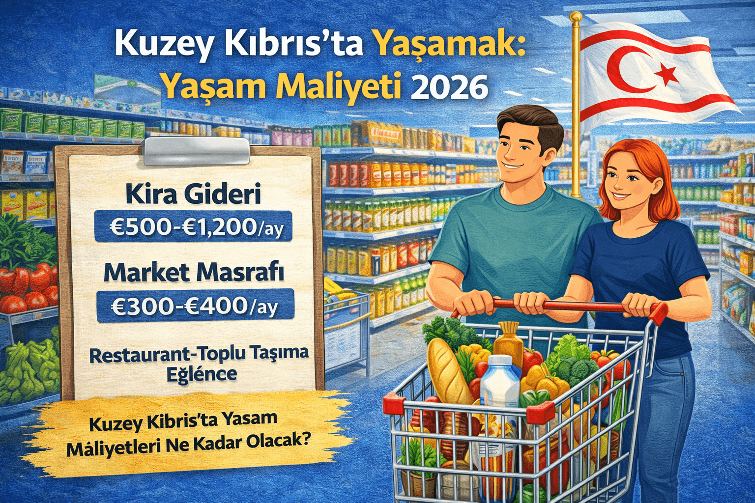 Kuzey Kıbrıs’ta Yaşamak: Yaşam Maliyeti 2026